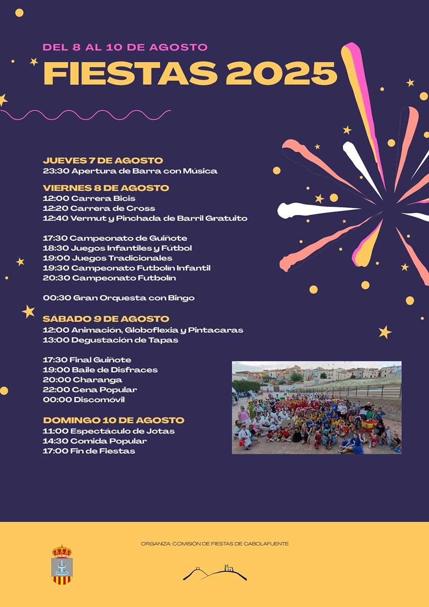 cartel fiestas 2025